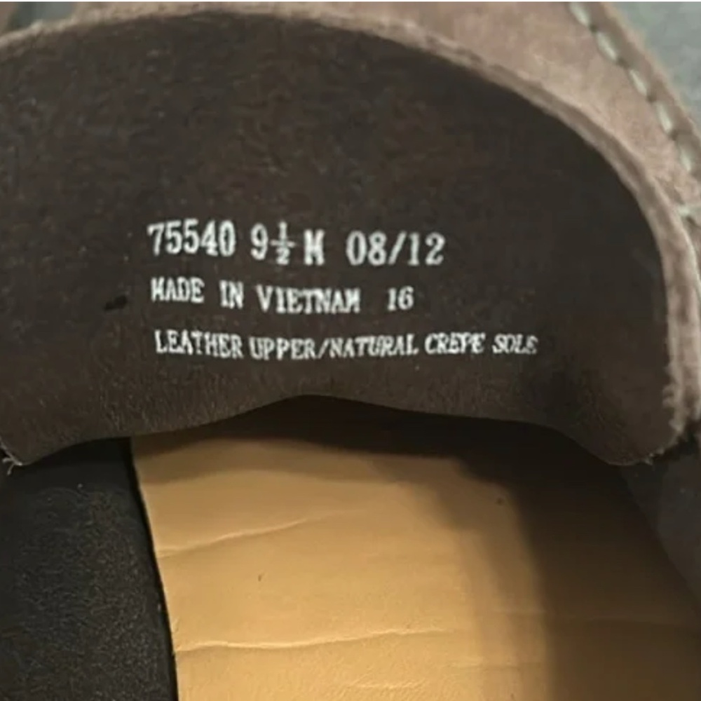 Clark’s Originals Faraway Field Moccasins Brown Suede Crepe Soles Women Size 9.5 - Picture 8 of 8